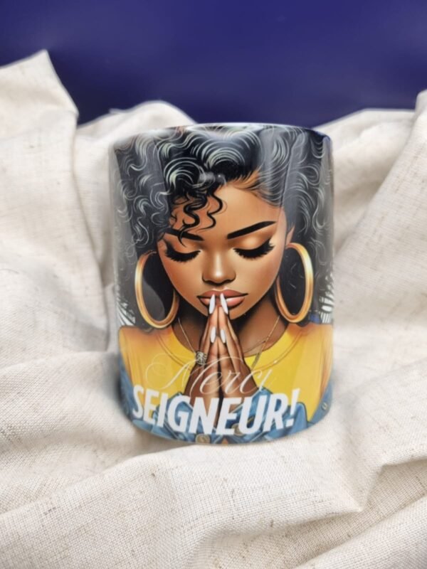 Mug personnalisé   merci seigneur !