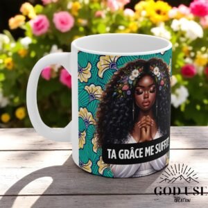 Mug personnalisé  ta grace me suffit